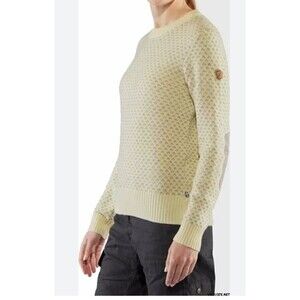 Fjallraven NEW Ovik Nordic Fisherman Sweater 100% Wool sz S Women's  NWT $195